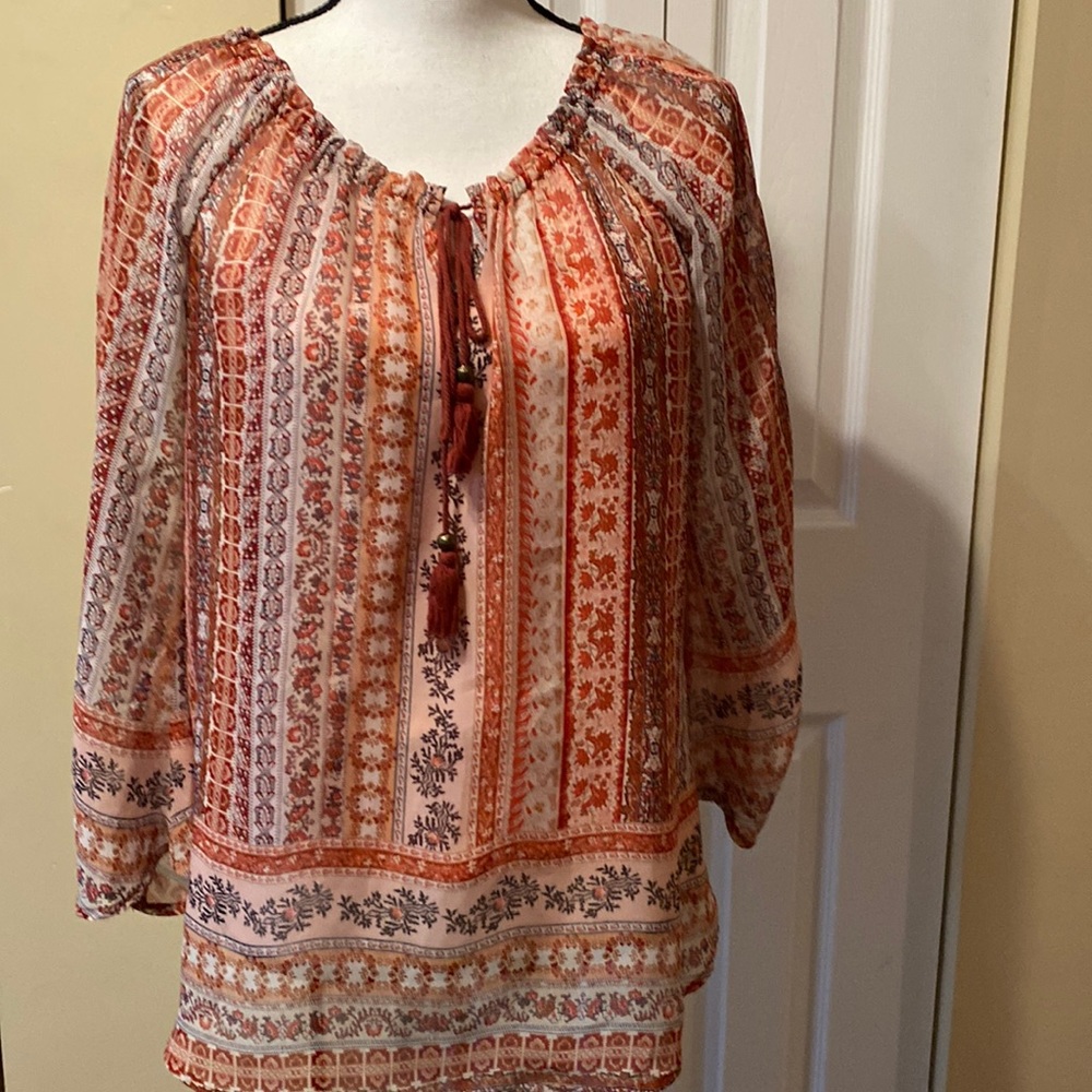 ❤️CB Blouse with Built-in Tank tunic - excellent condition! Size S